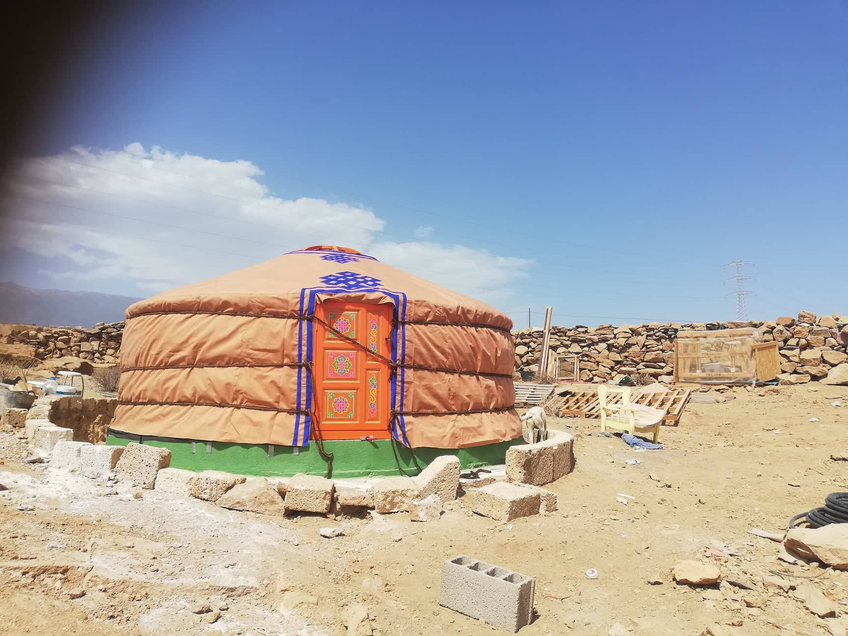 Holiday at Mongolian yurt