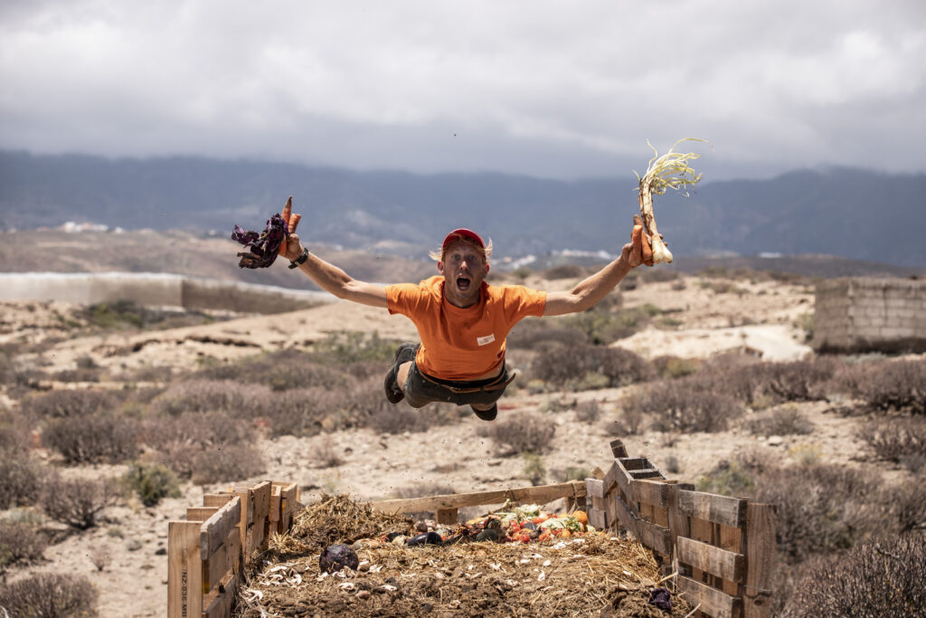 funny compost making