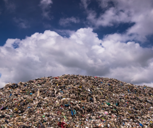Discarded clothes in Chile