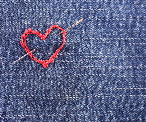 Repairing clothes sustainably